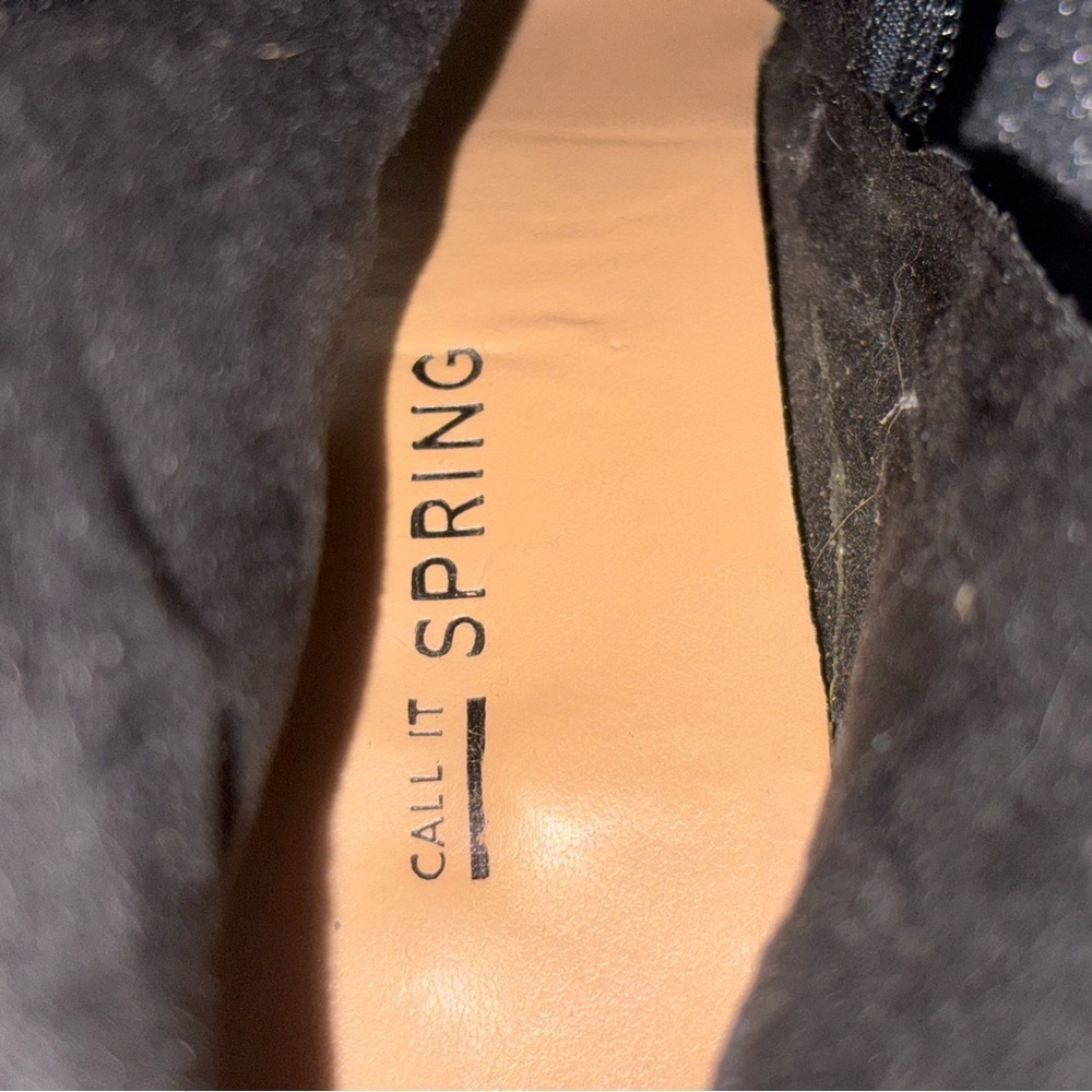 3/$15 Call It Spring Black Studded Ankle Boots Size 7 - Picture 7 of 11